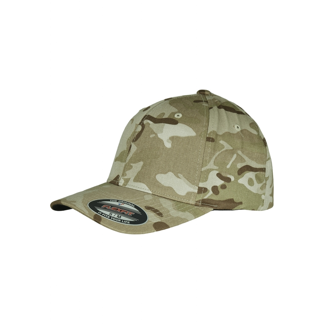 Kšiltovka Flexfit Multicam - khaki multicam, L/XL