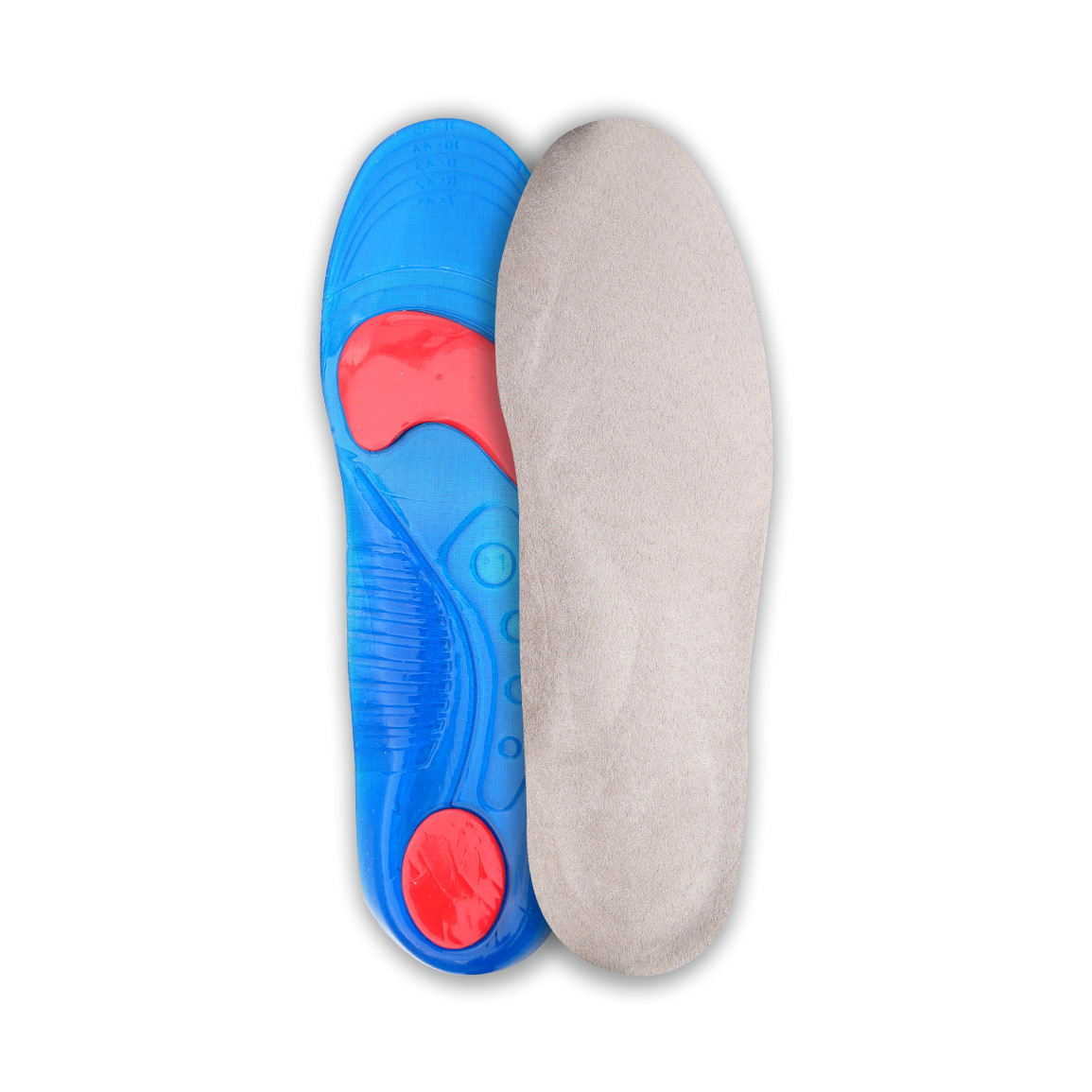 Gelové vložky do bot s podélnou klenbou - šedé, pánské