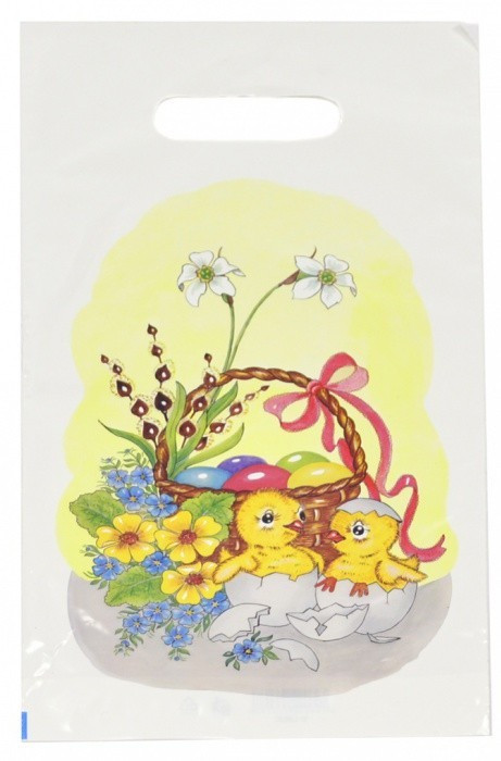 Lika Velikonoční taška s průhmatem - Kuřátka - 3137