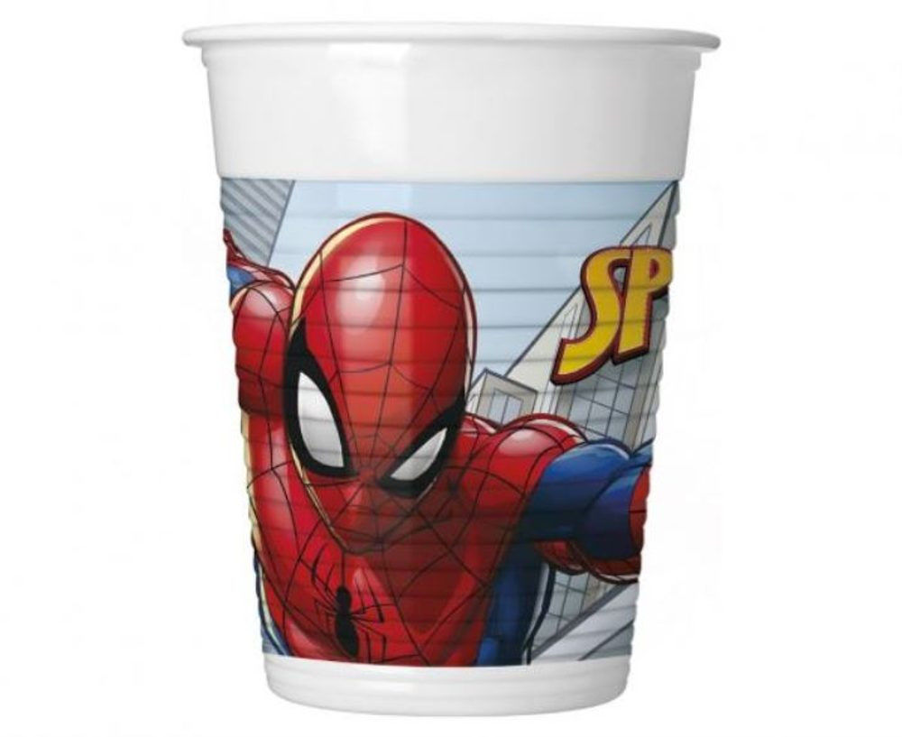 Plastový kelímek - SPIDERMAN - 200 ml - 8 ks - GoDan