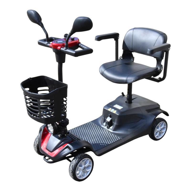 RACCEWAY Elektrický čtyřkolový vozík Solid vínový