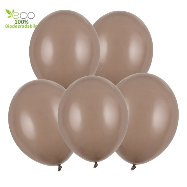 Balonky latexové pastelové capuccino 5 ks 30 cm