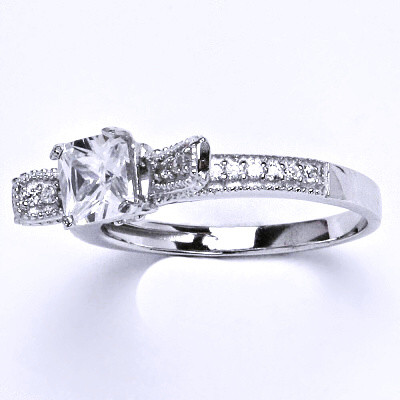 Stříbrný prsten s čirými zirkony,prstýnek ze stříbra,váha 3,89 g