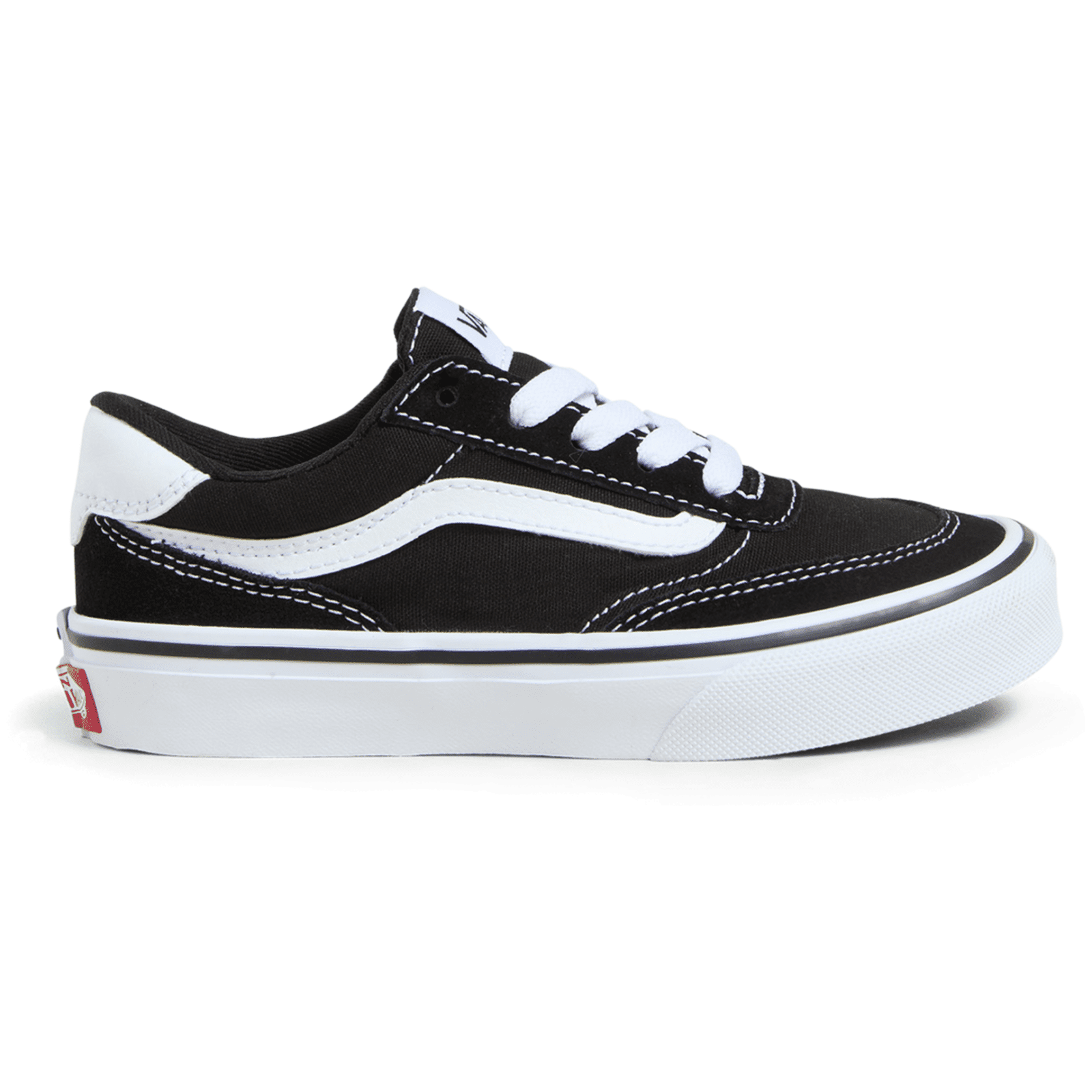 Dětské boty Vans Brooklyn Ls Velikost bot (EU): 34,5 / Barva: černá/bílá