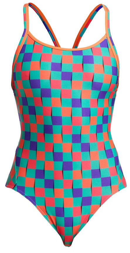 Funkita Flip Flop Diamond Back One Piece  M - UK34