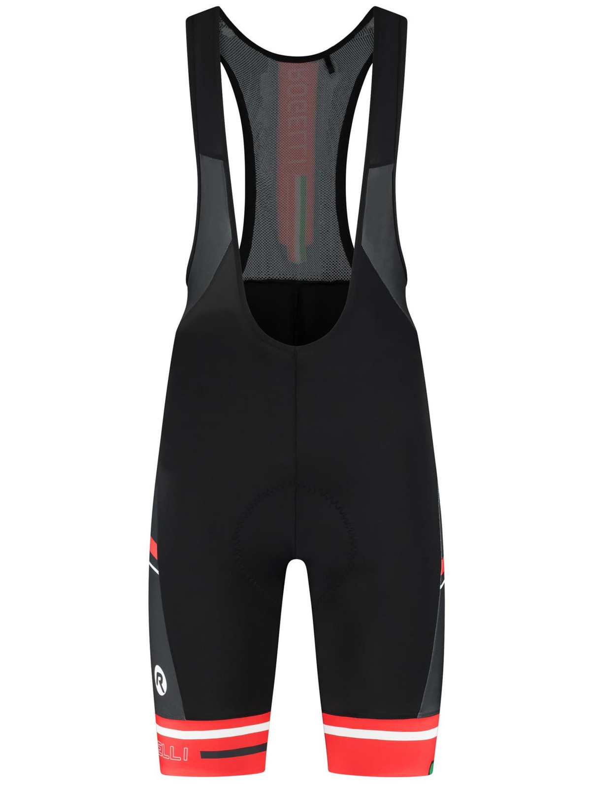 Cyklo kraťasy Rogelli GARA MOSTRO 2 s gelovou cyklovýstelkou, černo-červené 4XL