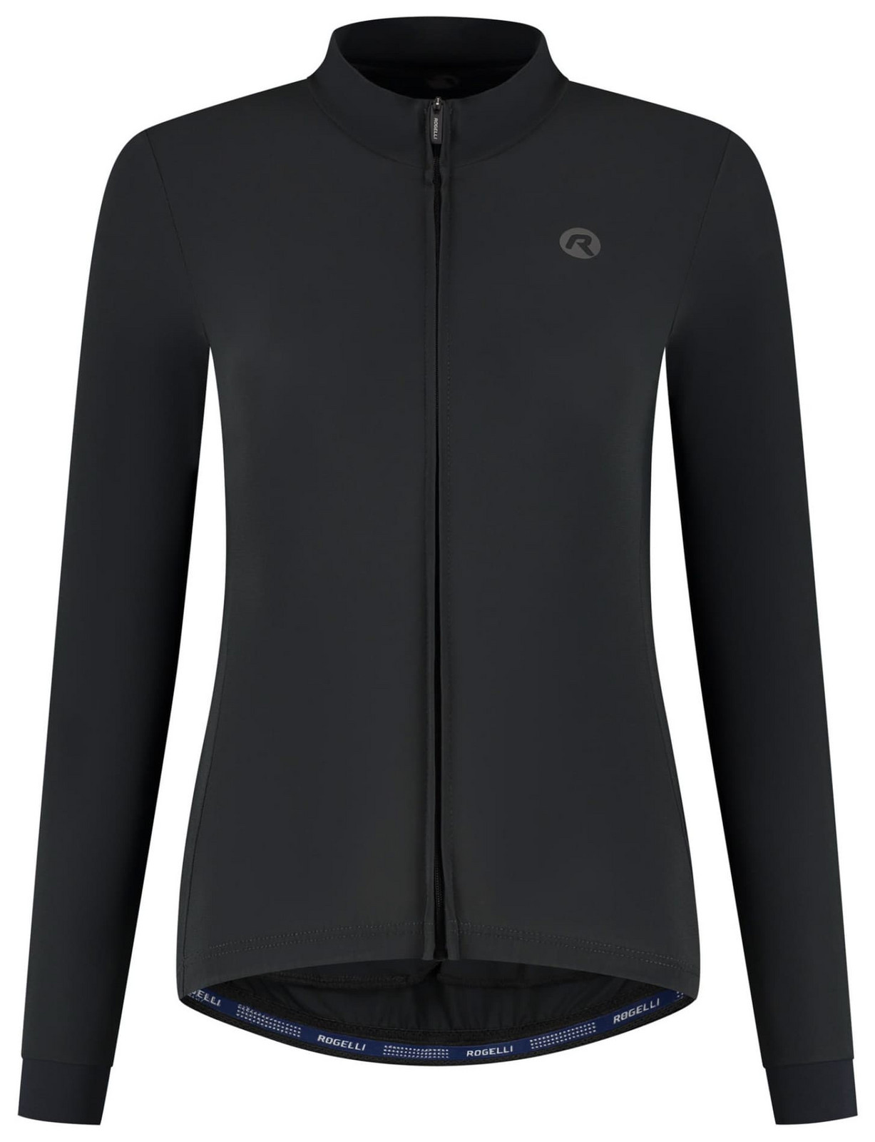Dámský cyklodres z prémiových vláken Rogelli SIGNATURE LIGHT s dlouhým rukávem, černý 2XL
