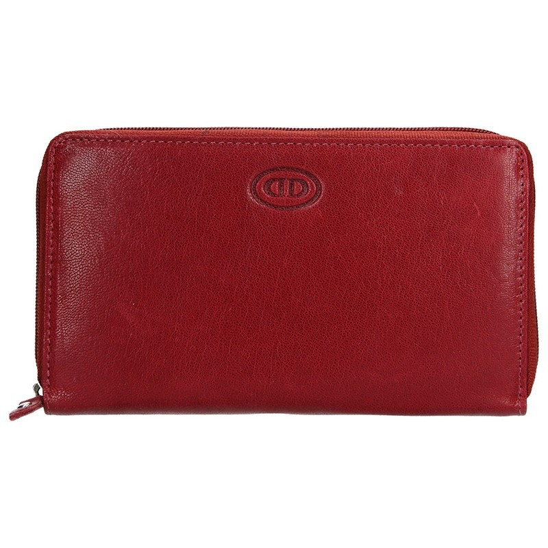 Dámská kožená peněženka DD Anekta Nikol - vínová