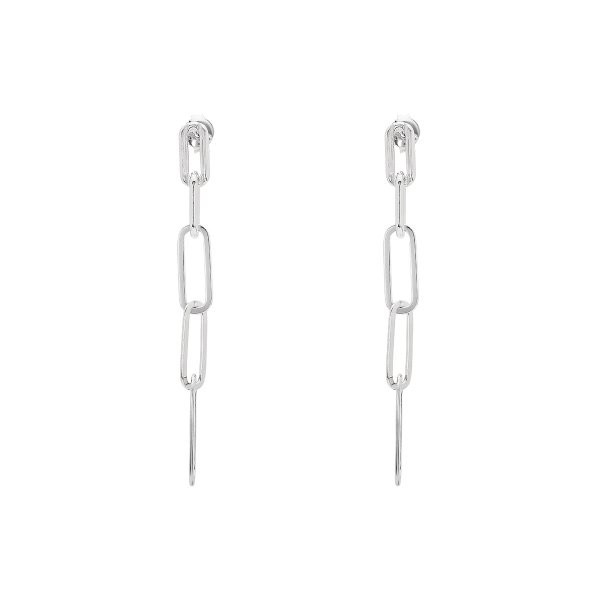 Náušnice bez kamenů 131-487-445380-0000