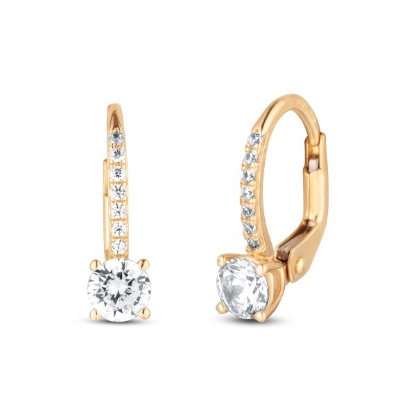 Náušnice se syntetickými kameny 236-087-002320 1.90g