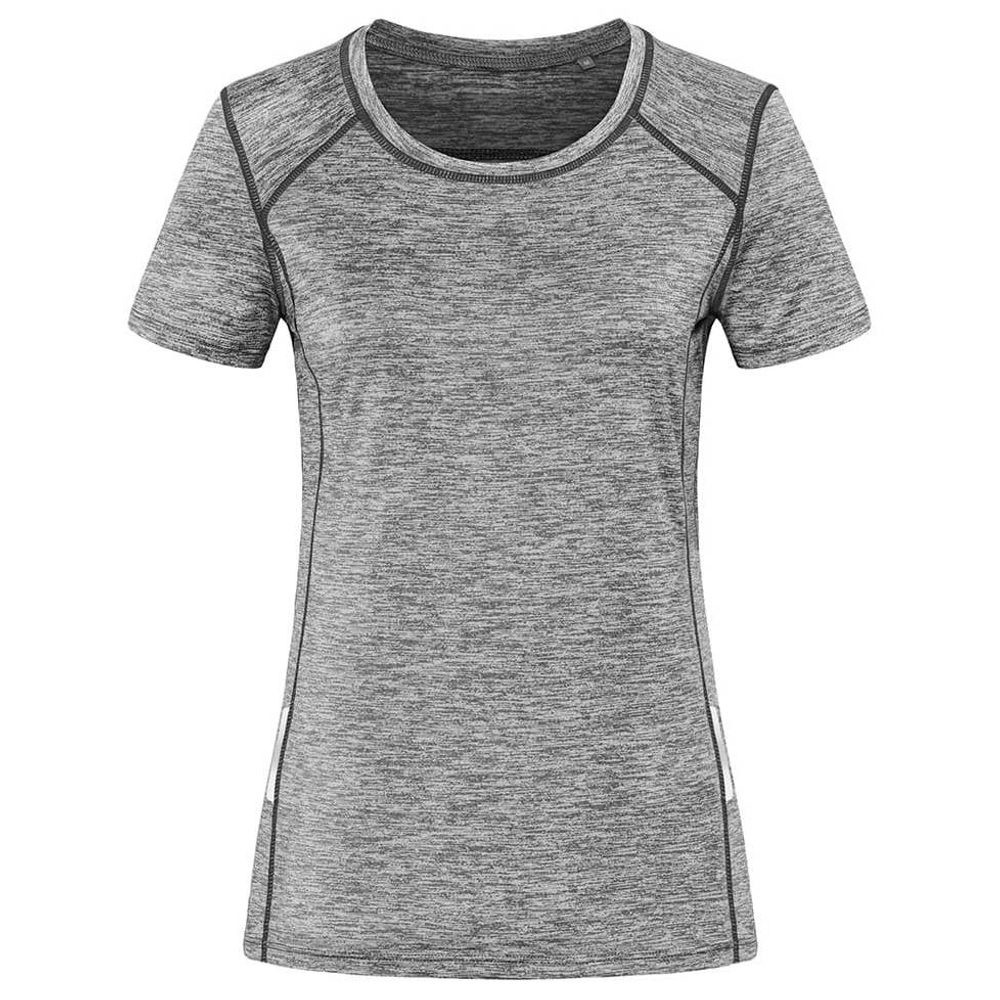 Stedman Dámské sportovní tričko s reflexními prvky - Šedý melír | L