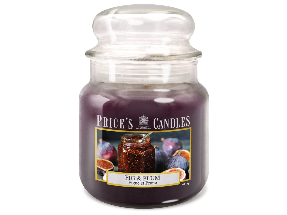 Price’s PRICE'S MIDI svíčka ve skle Fig & Plum - hoření 90h