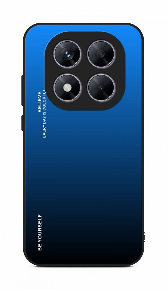 Kryt TopQ LUXURY Xiaomi Redmi Note 14 Pro pevný duhový modrý 136770