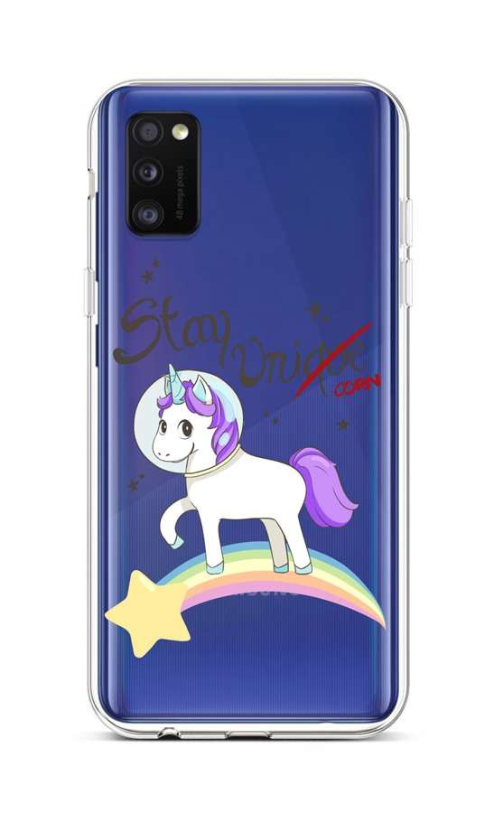 Kryt TopQ Samsung A41 silikon Stay Unicorn 49841