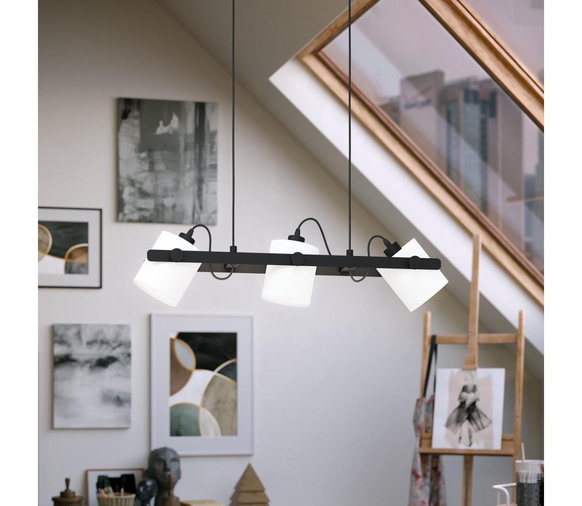 Eglo Eglo 43426 - Lustr na lanku HORNWOOD 1 3xE27/28W/230V