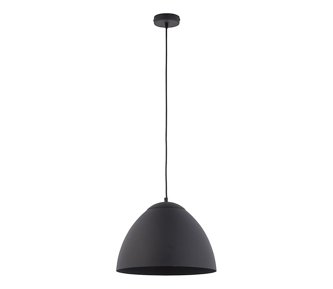 Lustr na lanku FARO 1xE27/60W/230V černá