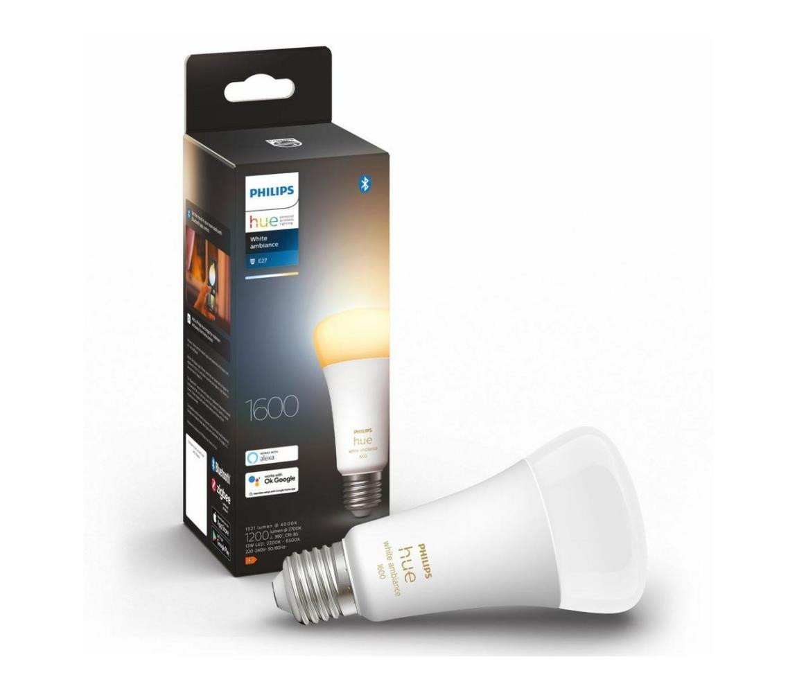 Philips LED Stmívatelná žárovka Philips Hue WHITE AMBIANCE E27/13W/230V 2200-6500K