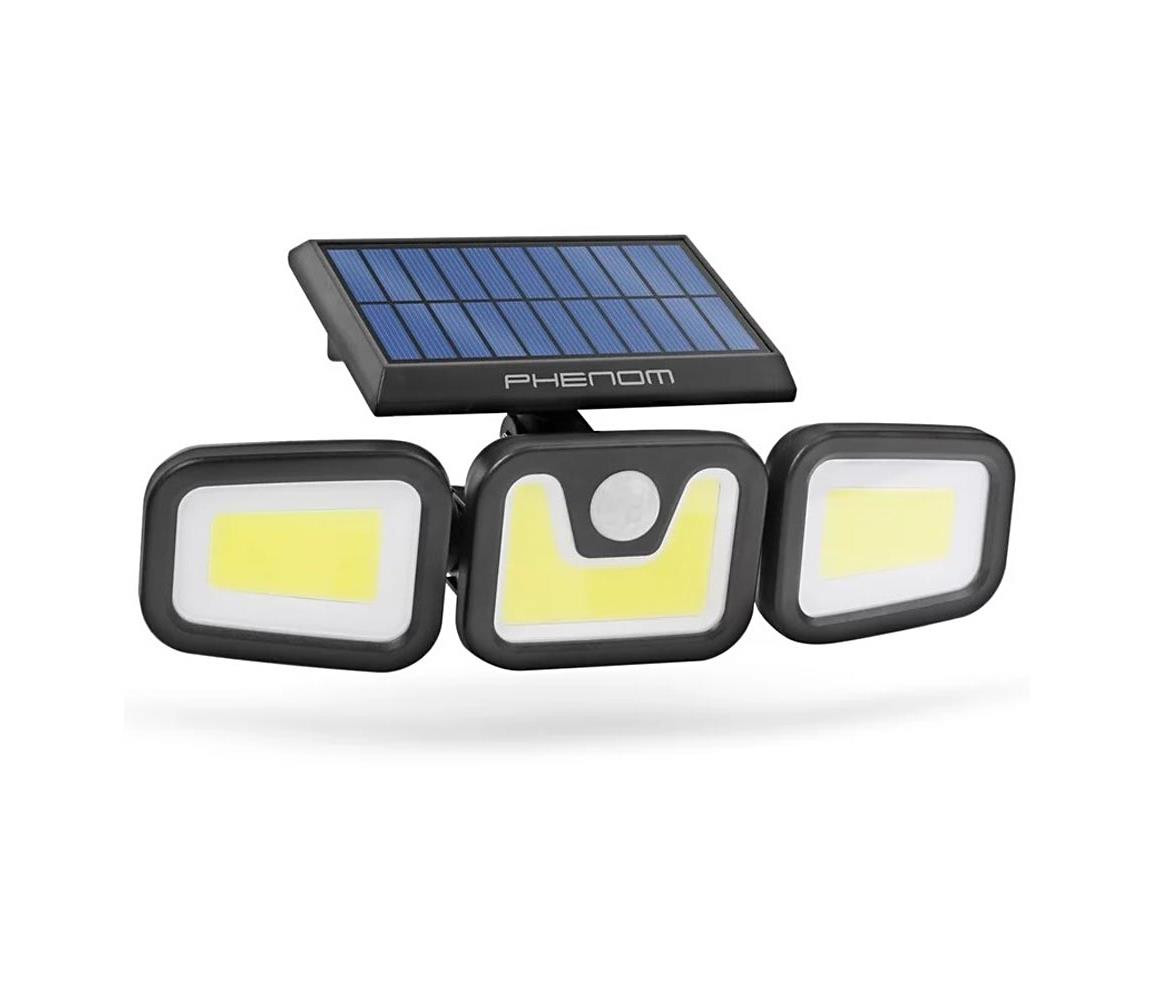 LED Solární reflektor se senzorem 3xLED/3,3W/5V IP65