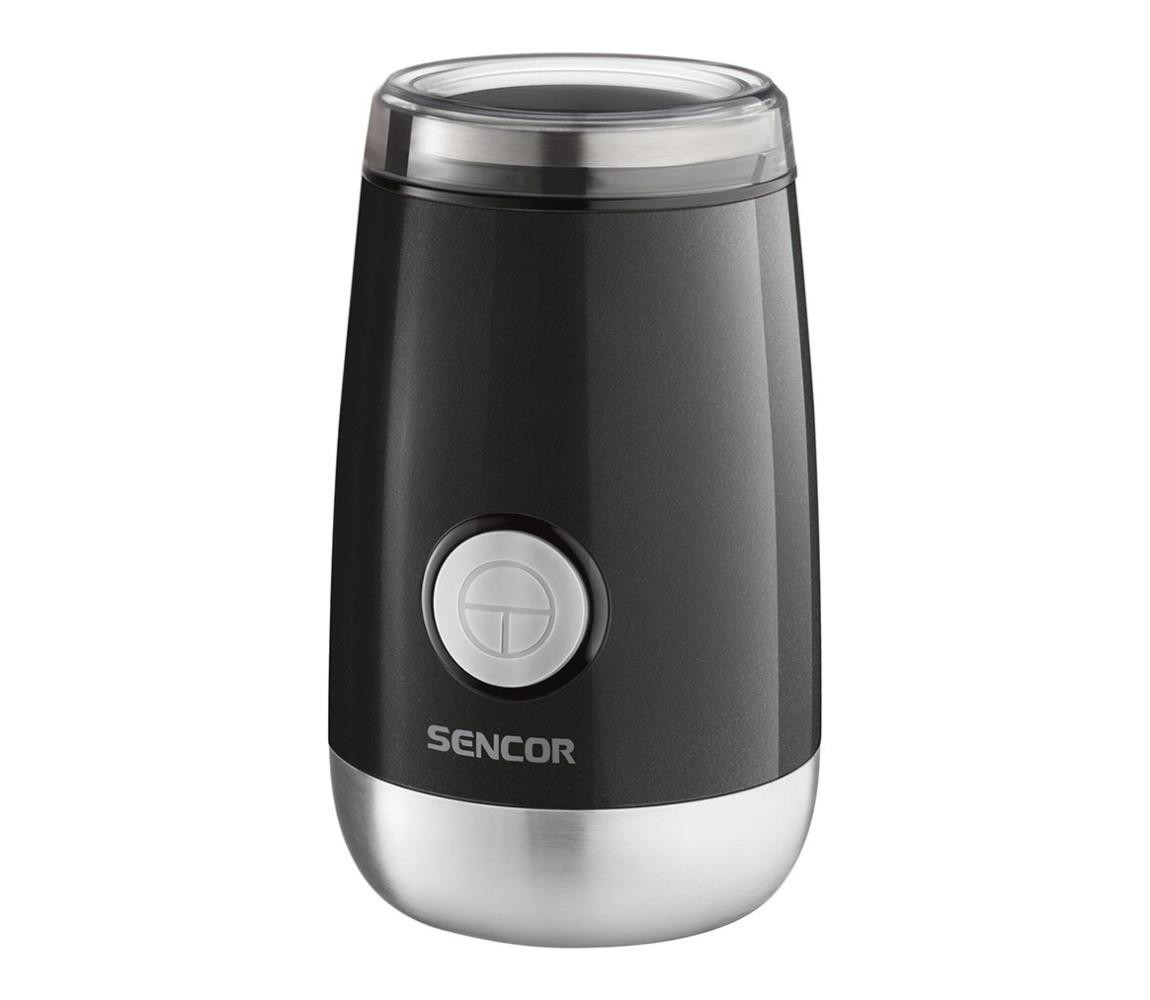 Sencor Sencor - Elektrický mlýnek na zrnkovou kávu 60 g 150W/230V černá/chrom