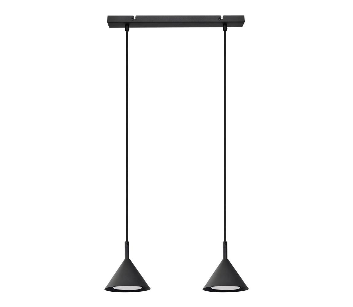 Lustr na lanku ETNA 2xGX53/15W/230V černá