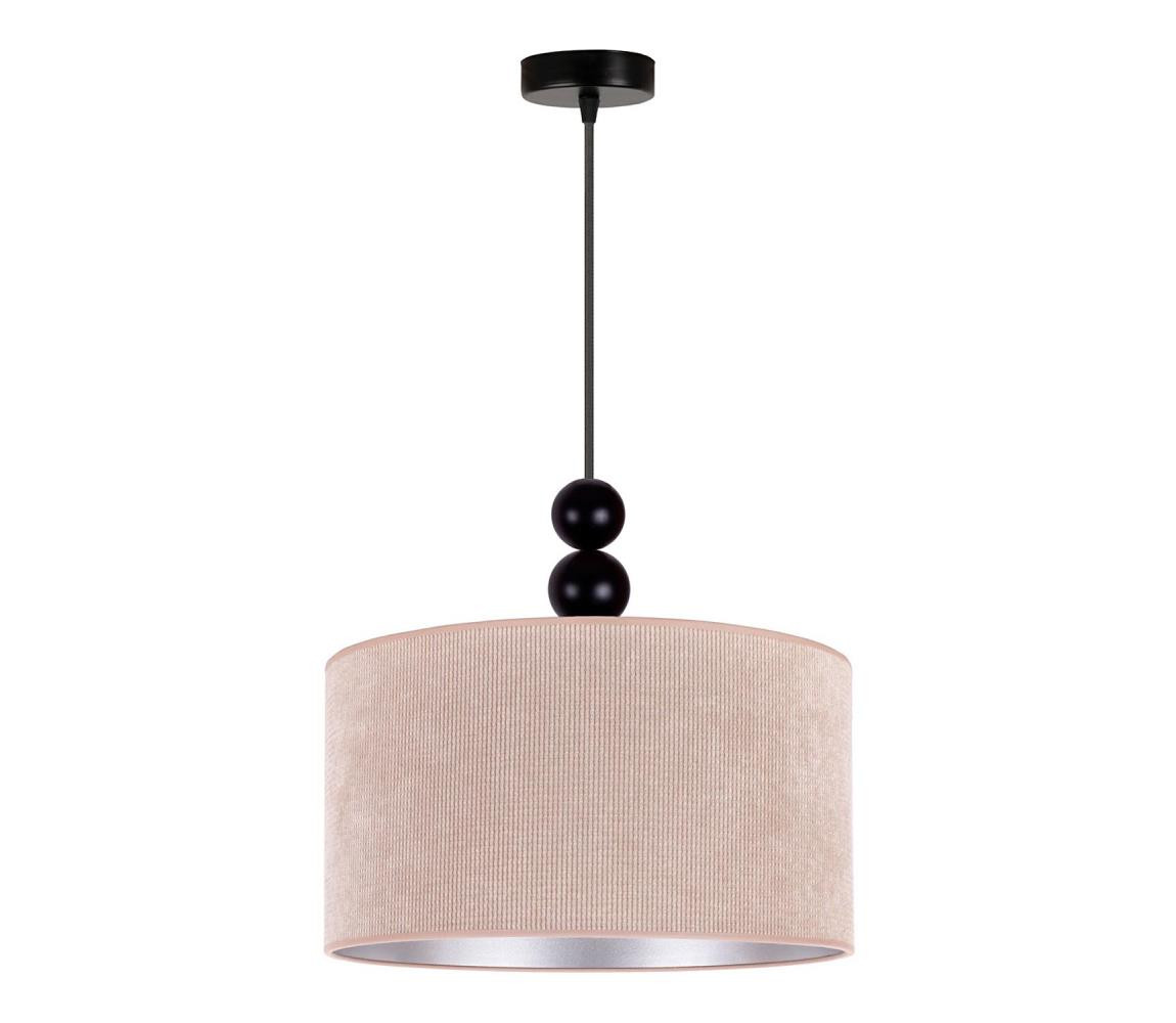 - Lustr na lanku LYON 1xE27/15W/230V pr. 40 cm béžová