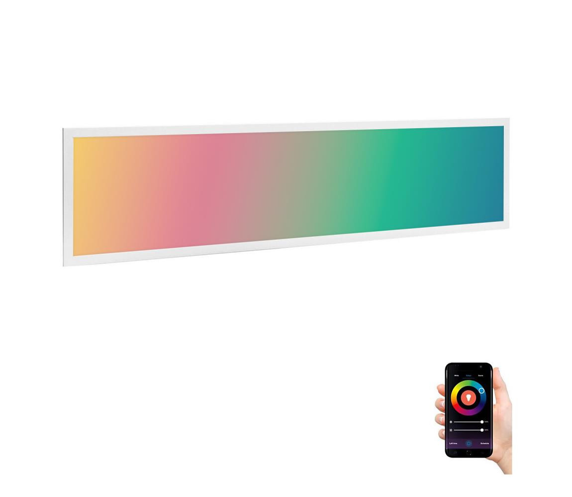 B.V.  - LED RGBW Stmívatelný podhledový panel MESH LED/36W/230V 120x30 cm