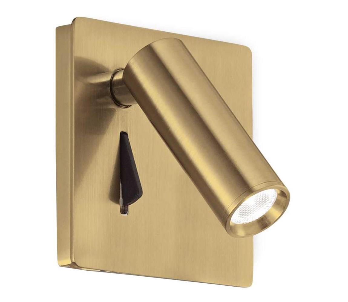 Ideal Lux Ideal Lux - LED Nástěnné bodové svítidlo LITE LED/3W/230V CRI 90 mosaz