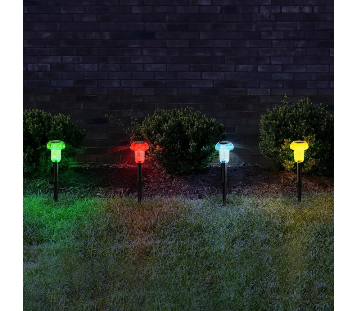 Globo Globo 33987-4 - SADA 4x LED RGB Solární svítidlo LED/0,05W/3V IP44