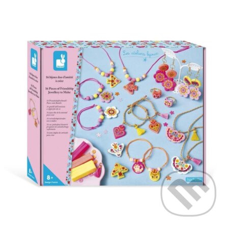 Výroba šperkov Priateľstvo 16 ks od 8 rokov - Janod