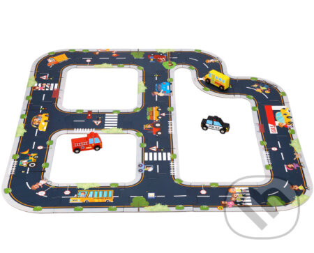 Puzzle cesta Mesto - Tooky Toy