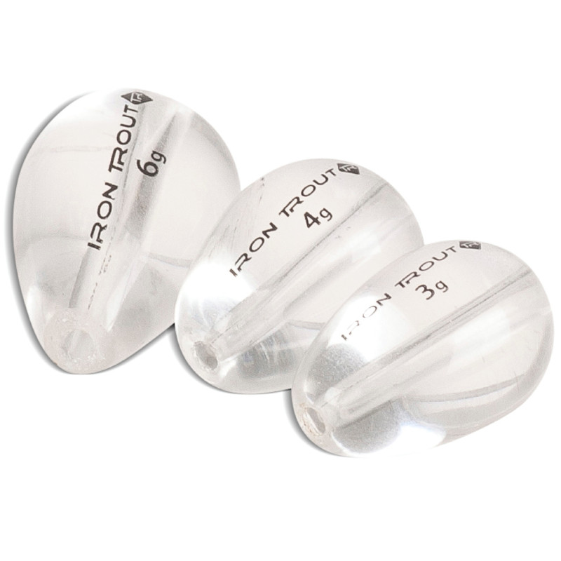 Iron Trout olovo T-Drop Ghost hmotnost 6g 1ks-4362123