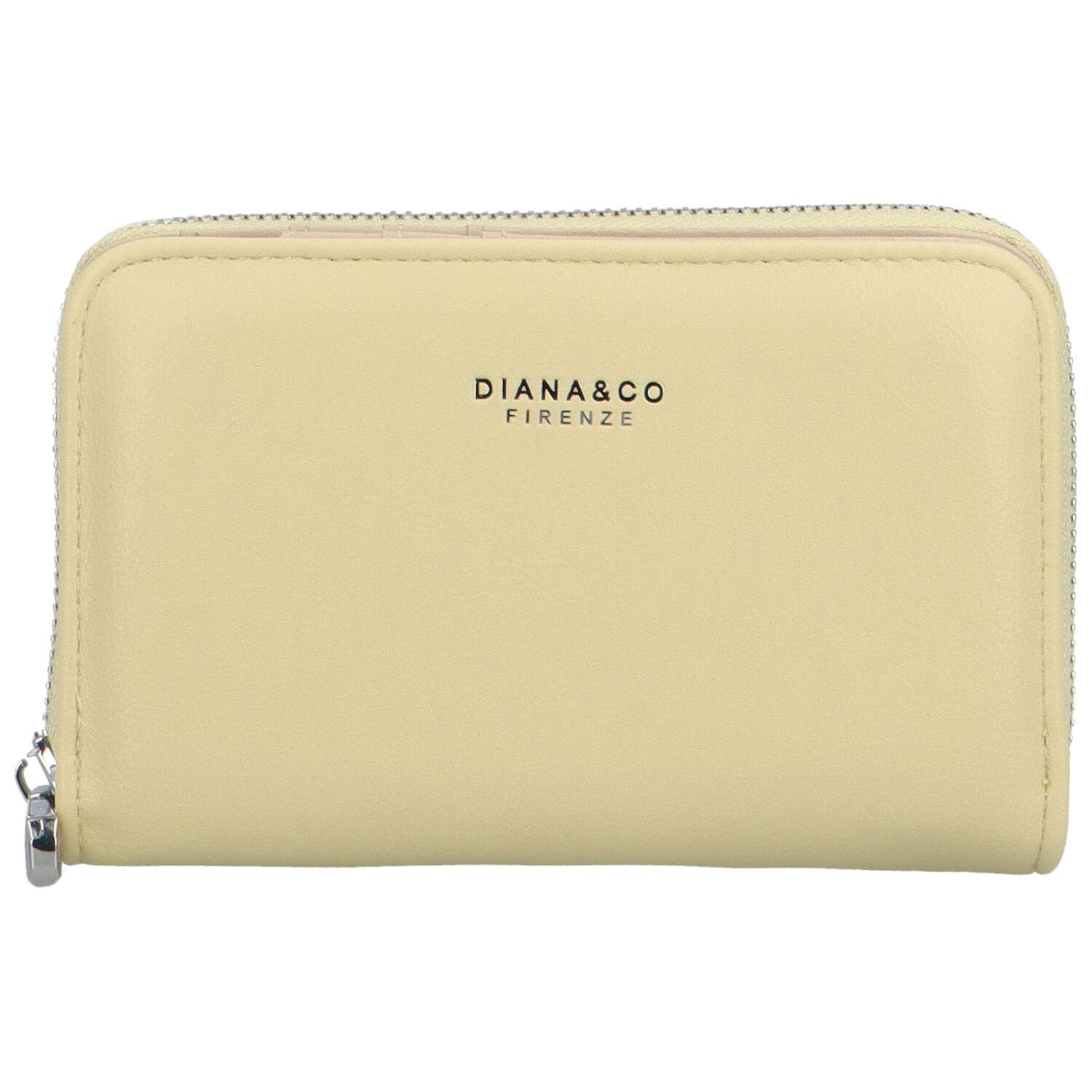 Dámská peněženka světle žlutá - DIANA & CO Juyko žlutá