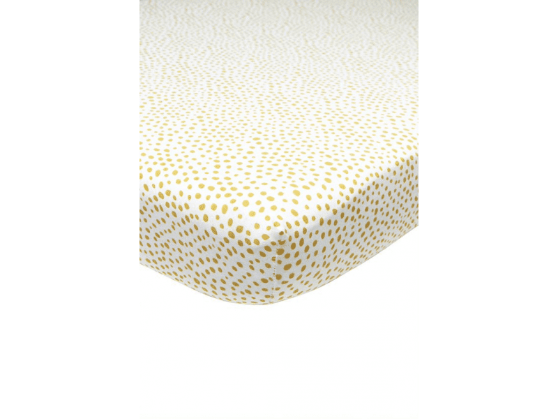 Meyco žerzejové prostěradlo 70x140/150 Cheetah honey gold