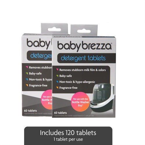 Baby Brezza Detergent Tablets for Bottle Washer Pro® 120 Tablets