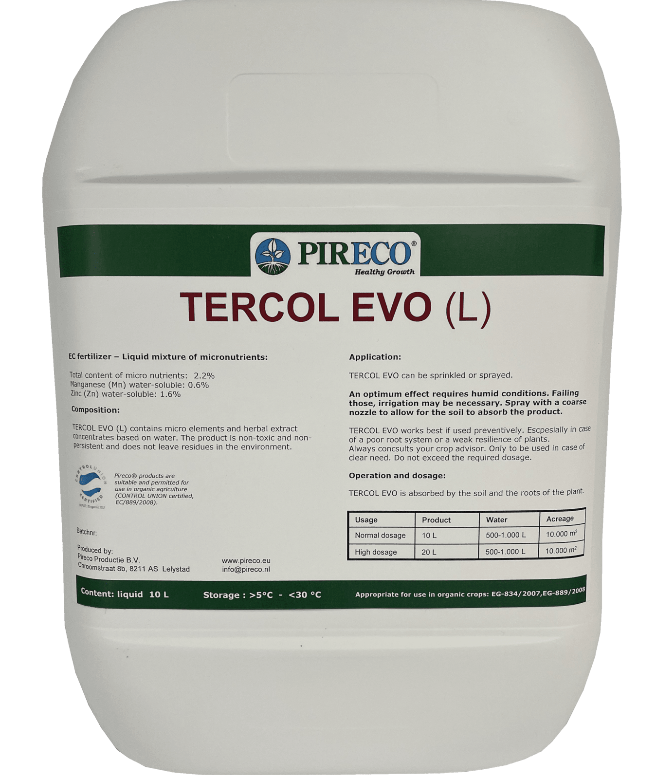 Pireco Tercol EVO 10 l
