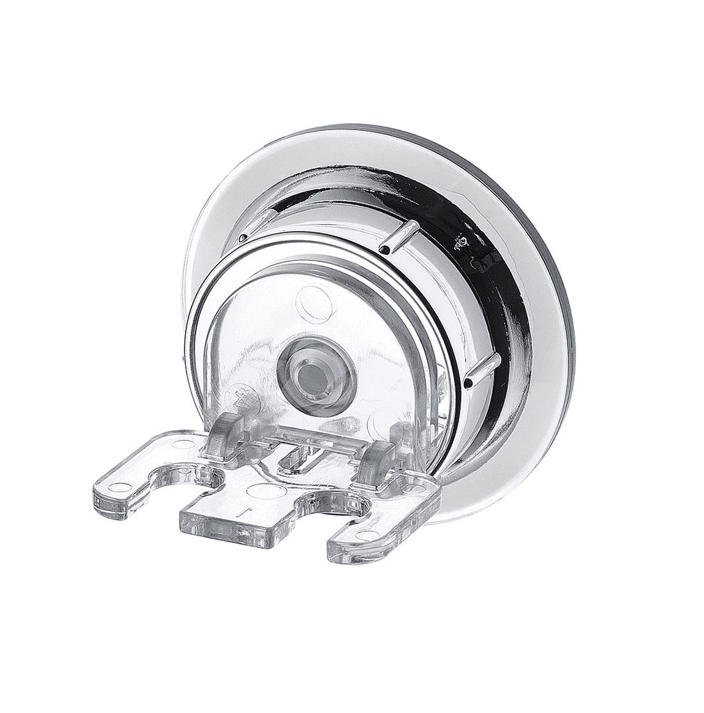 RIDDER VACUUM SYSTEM 1 - 12102100 Držák pro 2 zubní kartáčky – chrom š. 55 mm, v. 55 mm, hl. 60 mm URČENO PRO PŘISÁTÍ NA OBKLAD NEBO JINÝ HLADKÝ POVRCH