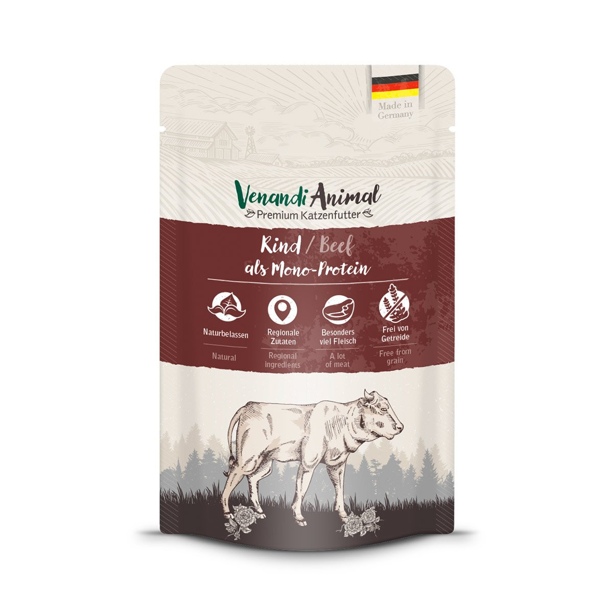 Venandi Animal – hovězí jako jediný zdroj bílkovin 12 × 125 g