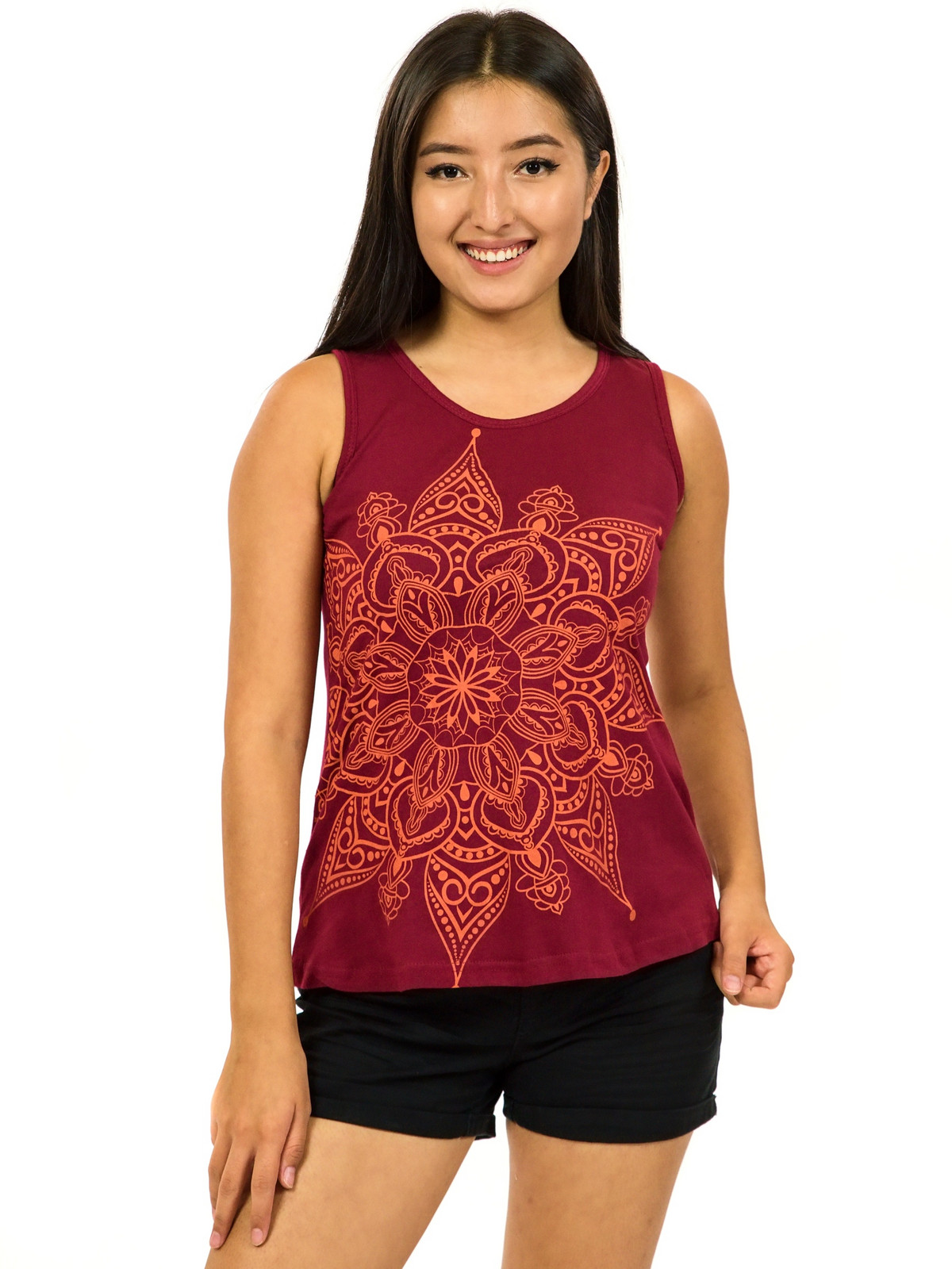 Himalife Tílko Parnita - vínová Velikost: XL