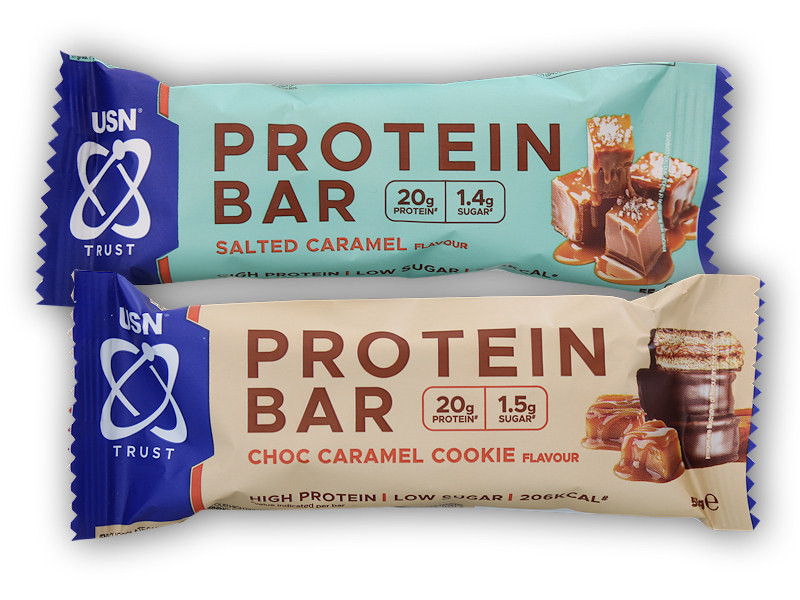 USN Trust protein bar 55g Varianta: slaný karamel