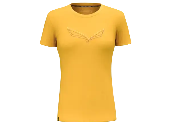 Salewa Pure Eagle Frame Dry dámské triko krátký rukáv Gold Melange vel. 46/40