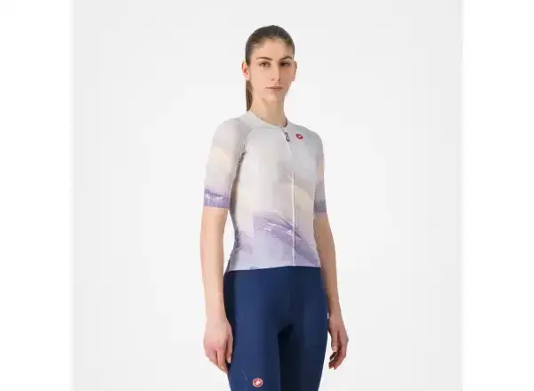 Castelli Aero Pro 8S dámský dres krátký rukáv Multicolor Purple vel. S