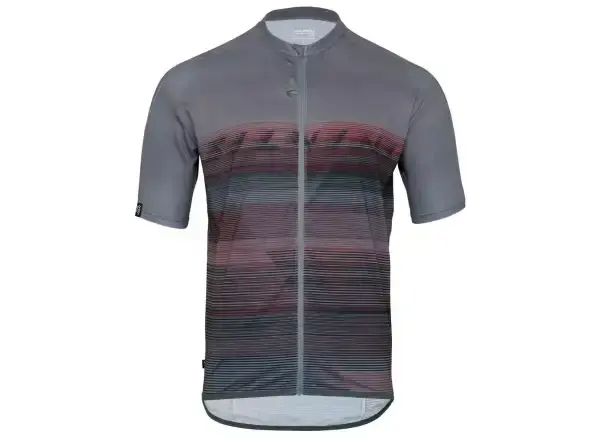 Silvini Turano pánský volný dres krátký rukáv Grey/Merlot vel. M