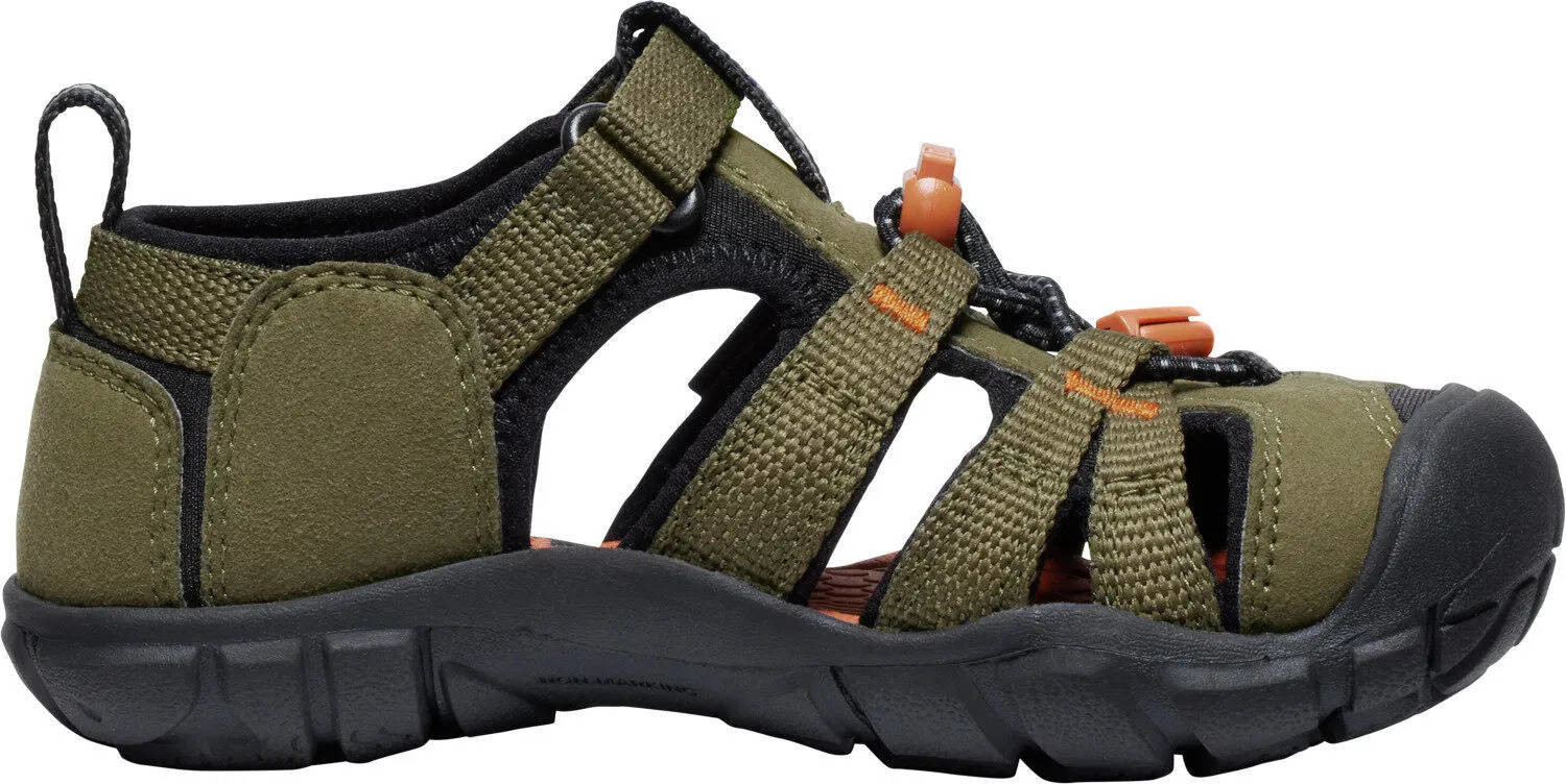KEEN Seacamp II CNX Children Dětské sandály dark olive/gold flame 25-26 10044195KEN01S9
