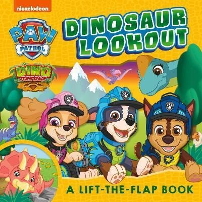 PAW Patrol Dinosaur Lookout Lift-the-Flap Book - Patrol Paw