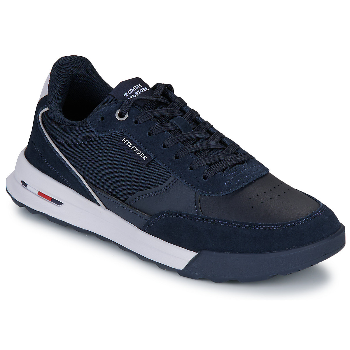 Tommy Hilfiger  RETRO RUNNER MIX RWB  Tmavě modrá