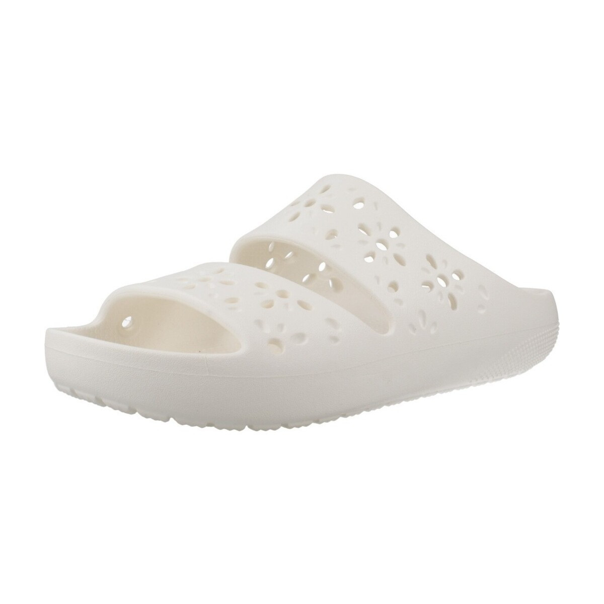 Crocs  CLASSIC FLORAL CUT OUT SAND  Bílá