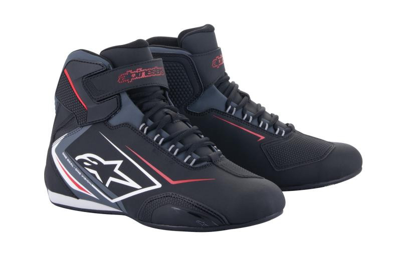 Alpinestars Boty na motorku Sektor Waterproof černo-bílo-šedé