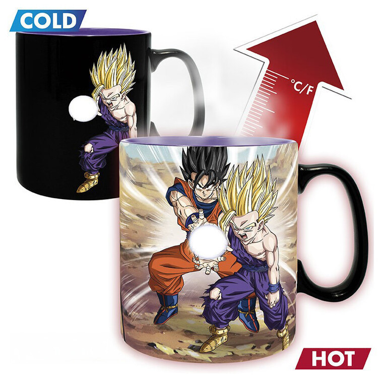 ABY STYLE Měnící hrnek Dragon Ball - DBZ & Gohan Cell, 0,46 l