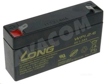 Baterie Long 6V 1,2Ah olověný akumulátor F1