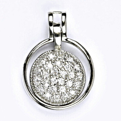 Stříbrný přívěšek s čirými zirkony ,  přívěšek ze stříbra, 4,97 g